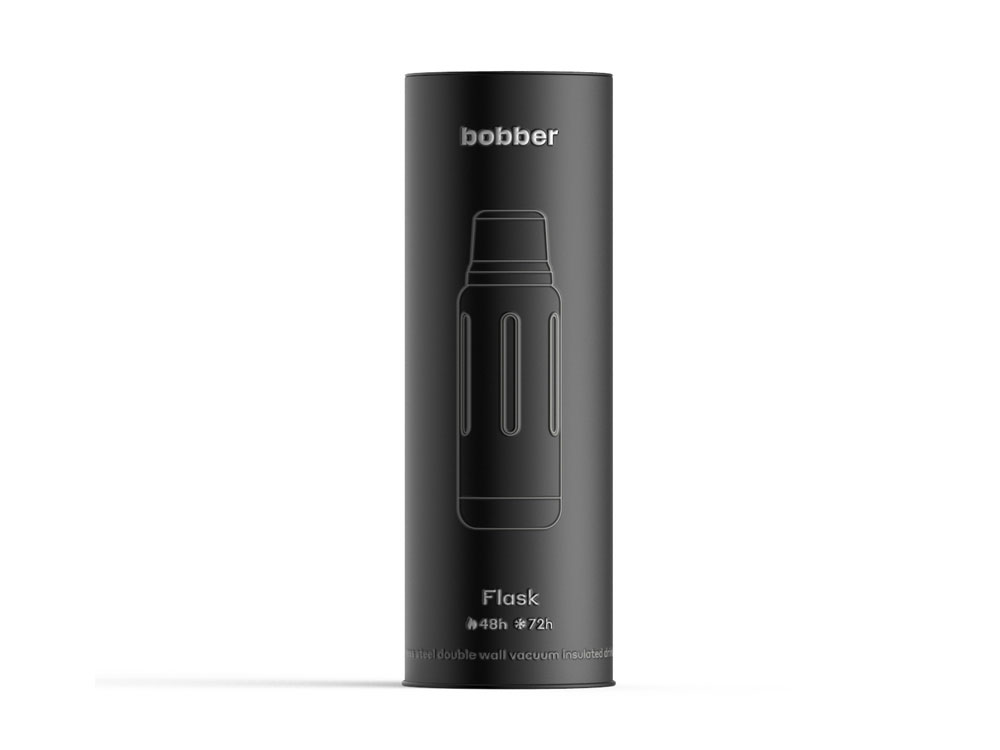 картинка Термос для напитков, вакуумный, бытовой, тм bobber. Объем 1 литр. Артикул Flask-1000 Glossy от интернет-магазина сувениров и бизнес-подарков Gifts-Moskva.RU г. Москва