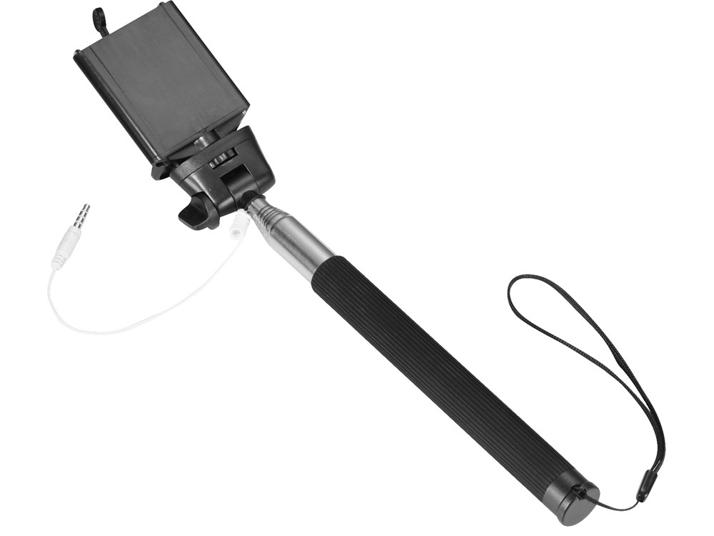 картинка Монопод проводной Wire Selfie, черный от интернет-магазина сувениров и бизнес-подарков Gifts-Moskva.RU г. Москва