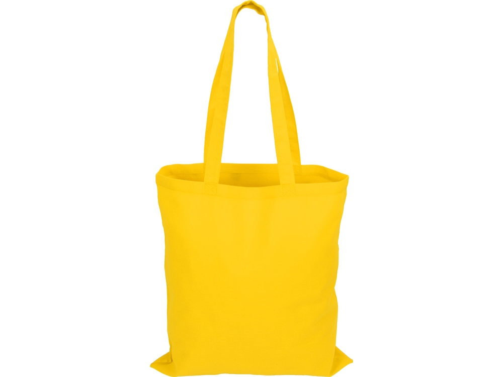картинка Сумка для шопинга Carryme 140 хлопковая, 140 г/м2, желтый от интернет-магазина сувениров и бизнес-подарков Gifts-Moskva.RU г. Москва