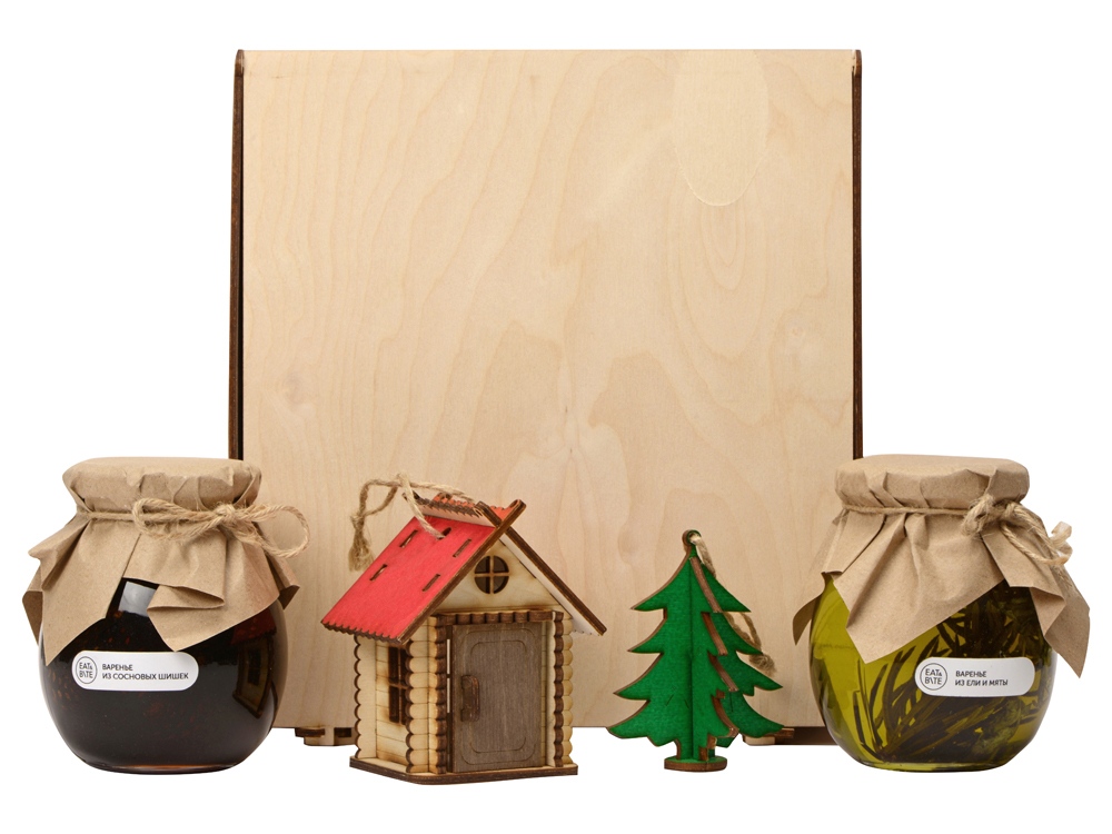 картинка Подарочный набор Decoration Deluxe с двумя видами варенья, натуральный от интернет-магазина сувениров и бизнес-подарков Gifts-Moskva.RU г. Москва