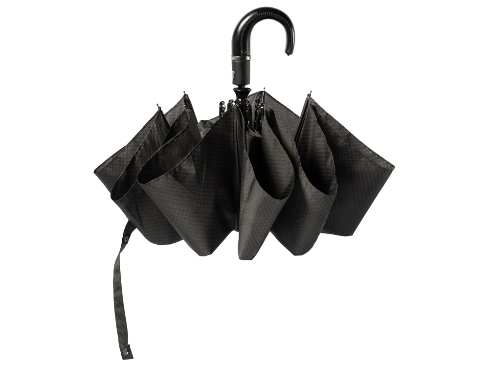 картинка Складной зонт Horton Black - Cerruti 1881 от интернет-магазина сувениров и бизнес-подарков Gifts-Moskva.RU г. Москва