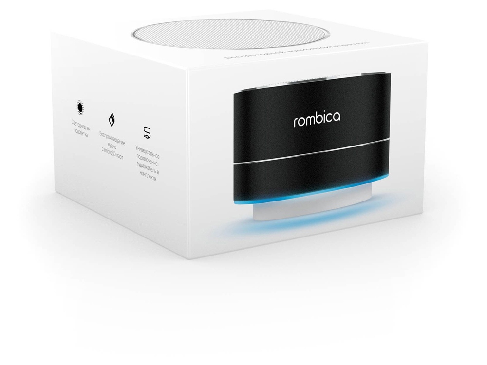 картинка Портативная акустика Rombica Mysound BT-03 1C, черный от интернет-магазина сувениров и бизнес-подарков Gifts-Moskva.RU г. Москва