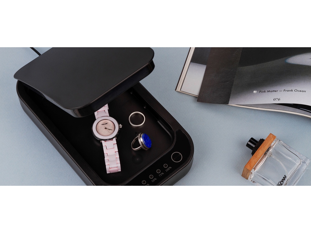 картинка Портативный стерилизатор Portable Sterilizer с функцией беспроводной зарядки от интернет-магазина сувениров и бизнес-подарков Gifts-Moskva.RU г. Москва