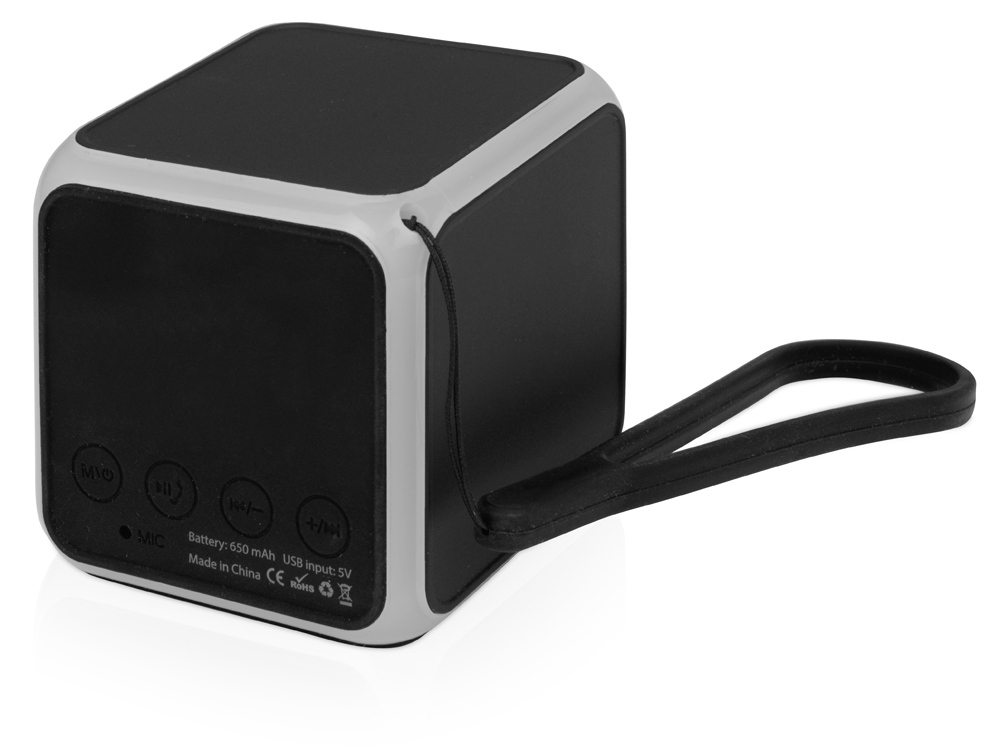 картинка Портативная колонка Cube с подсветкой, черный от интернет-магазина сувениров и бизнес-подарков Gifts-Moskva.RU г. Москва