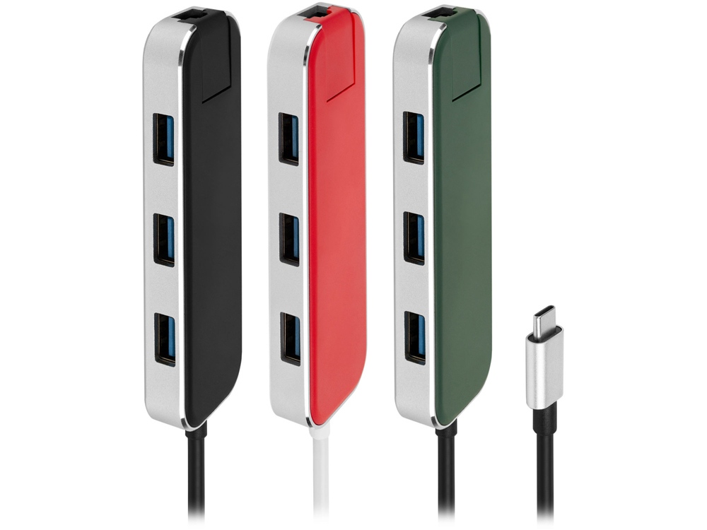 картинка Хаб USB Rombica Type-C Chronos Green от интернет-магазина сувениров и бизнес-подарков Gifts-Moskva.RU г. Москва