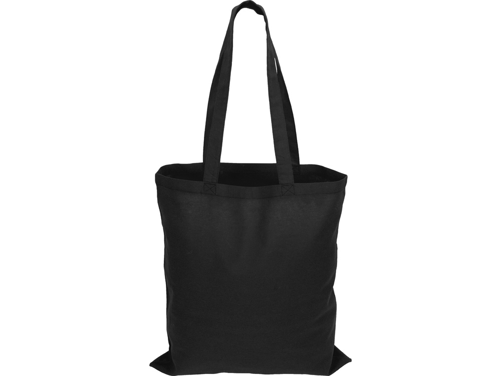картинка Сумка для шопинга Carryme 140 хлопковая, 140 г/м2, черный от интернет-магазина сувениров и бизнес-подарков Gifts-Moskva.RU г. Москва