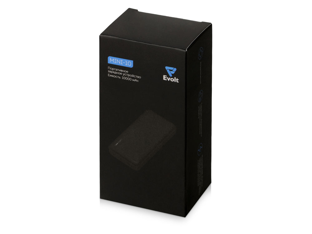 картинка Внешний аккумулятор Evolt Mini-10, 10000 mAh, белый от интернет-магазина сувениров и бизнес-подарков Gifts-Moskva.RU г. Москва