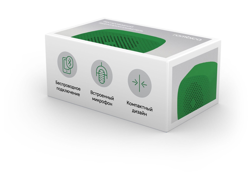 картинка Портативная акустика Rombica MySound Melody Green от интернет-магазина сувениров и бизнес-подарков Gifts-Moskva.RU г. Москва