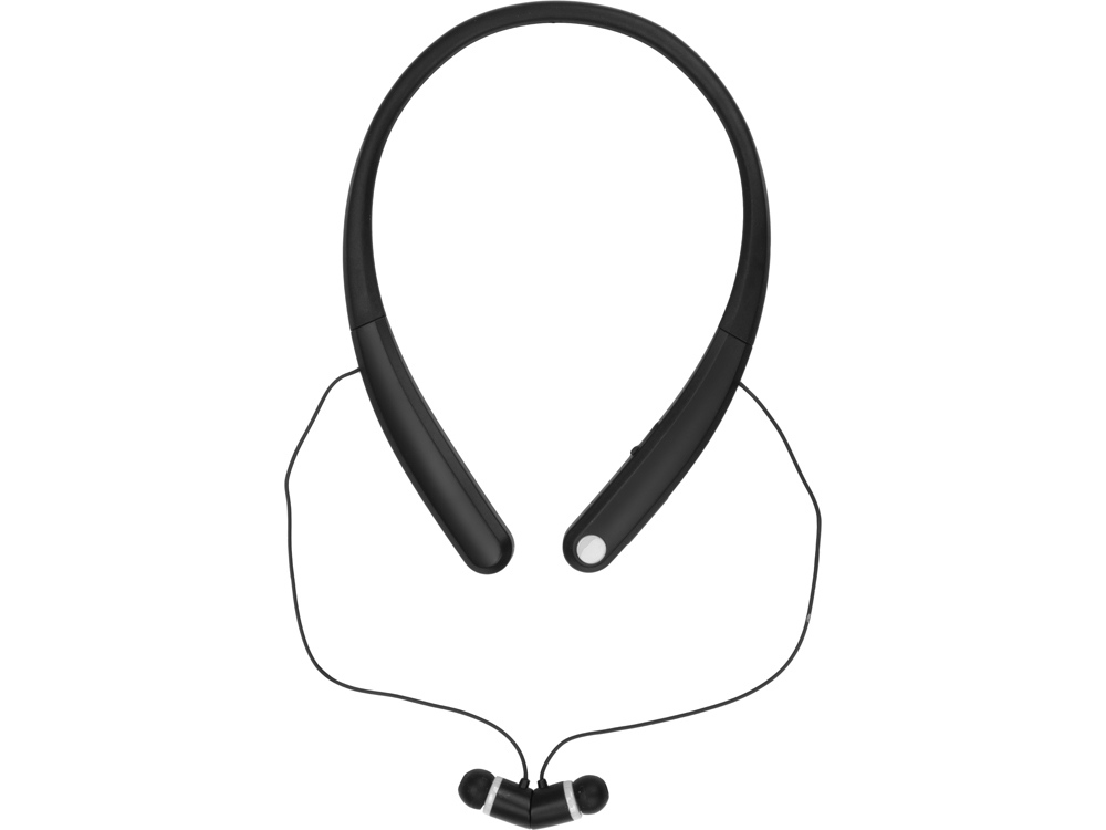 картинка Беспроводные наушники с микрофоном Soundway, черный/белый от интернет-магазина сувениров и бизнес-подарков Gifts-Moskva.RU г. Москва