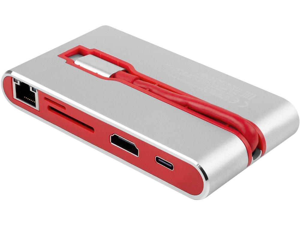картинка Хаб USB Rombica Type-C Hermes Red от интернет-магазина сувениров и бизнес-подарков Gifts-Moskva.RU г. Москва