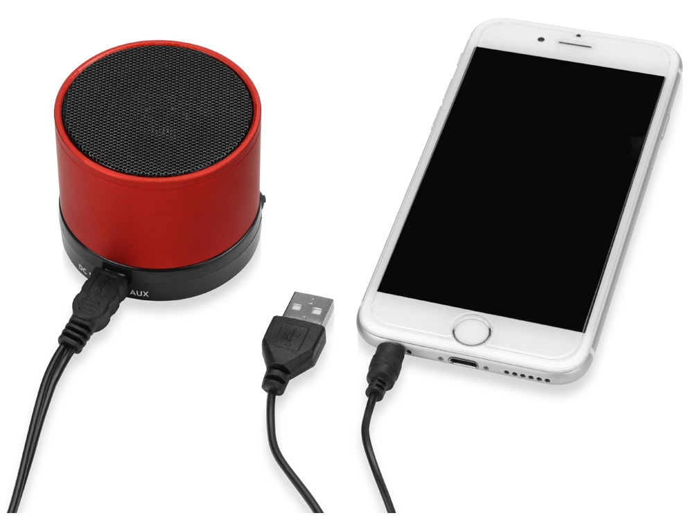 картинка Беспроводная колонка Ring с функцией Bluetooth®, красный от интернет-магазина сувениров и бизнес-подарков Gifts-Moskva.RU г. Москва