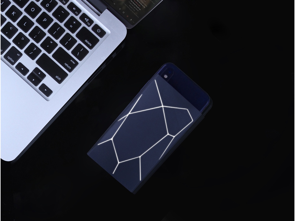 картинка Портативное беспроводное зарядное устройство Geo Wireless, 5000 mAh, черный от интернет-магазина сувениров и бизнес-подарков Gifts-Moskva.RU г. Москва