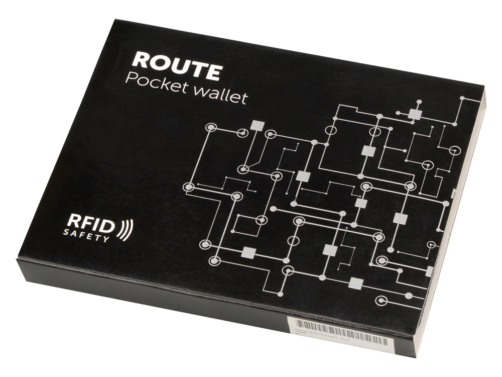 картинка Кошелек Route RFID Safety, черный от интернет-магазина сувениров и бизнес-подарков Gifts-Moskva.RU г. Москва