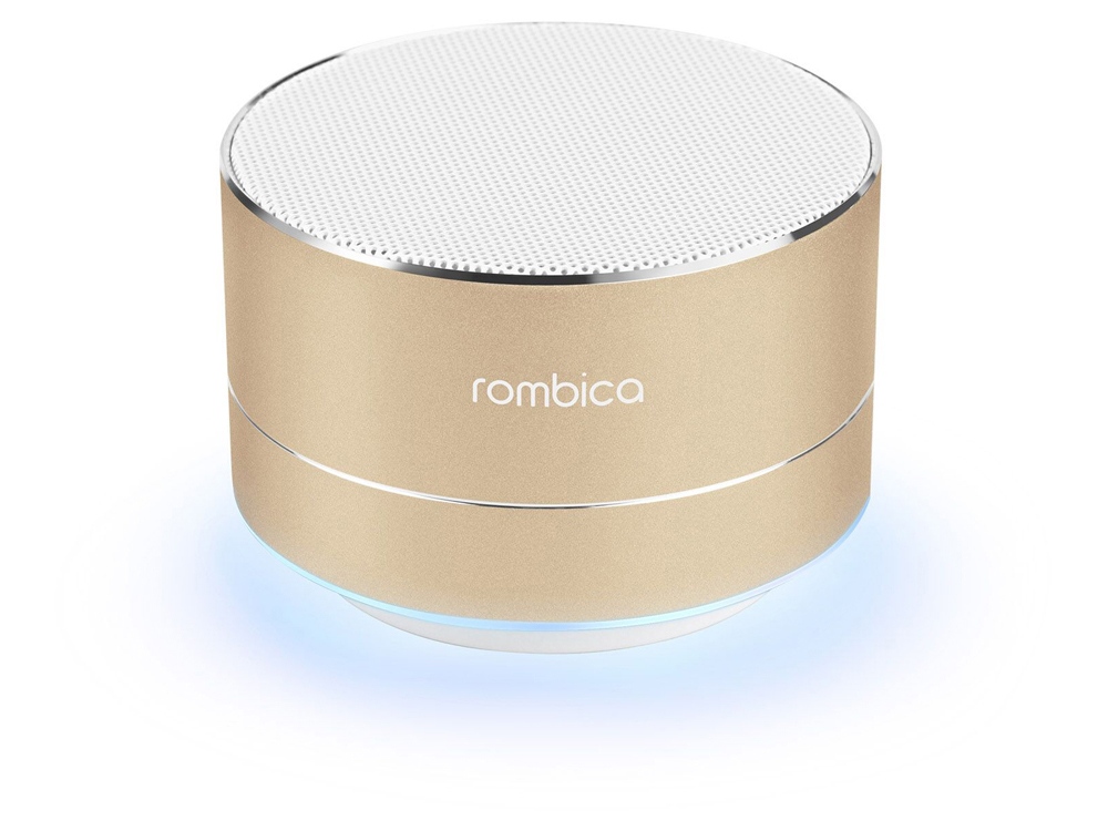 картинка Портативная акустика Rombica Mysound BT-03 4C, золотистый от интернет-магазина сувениров и бизнес-подарков Gifts-Moskva.RU г. Москва