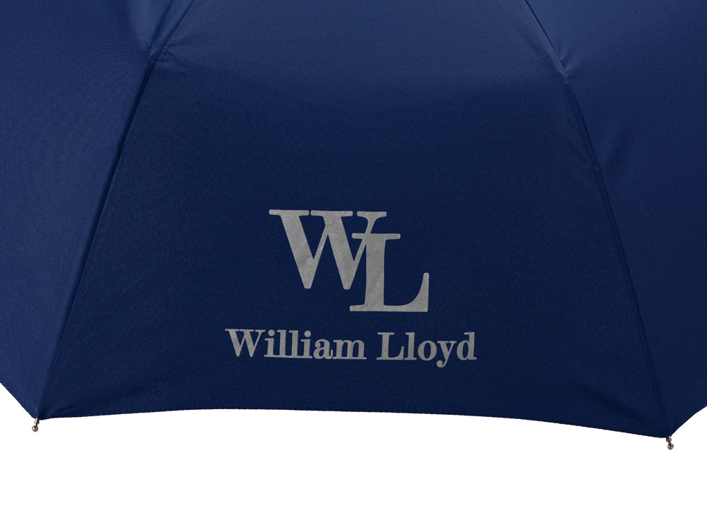 картинка Складной зонт полуавтоматический William Lloyd, синий от интернет-магазина сувениров и бизнес-подарков Gifts-Moskva.RU г. Москва