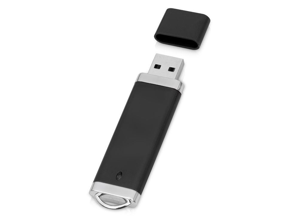 картинка Флеш-карта USB 2.0 16 Gb Орландо, черный от интернет-магазина сувениров и бизнес-подарков Gifts-Moskva.RU г. Москва
