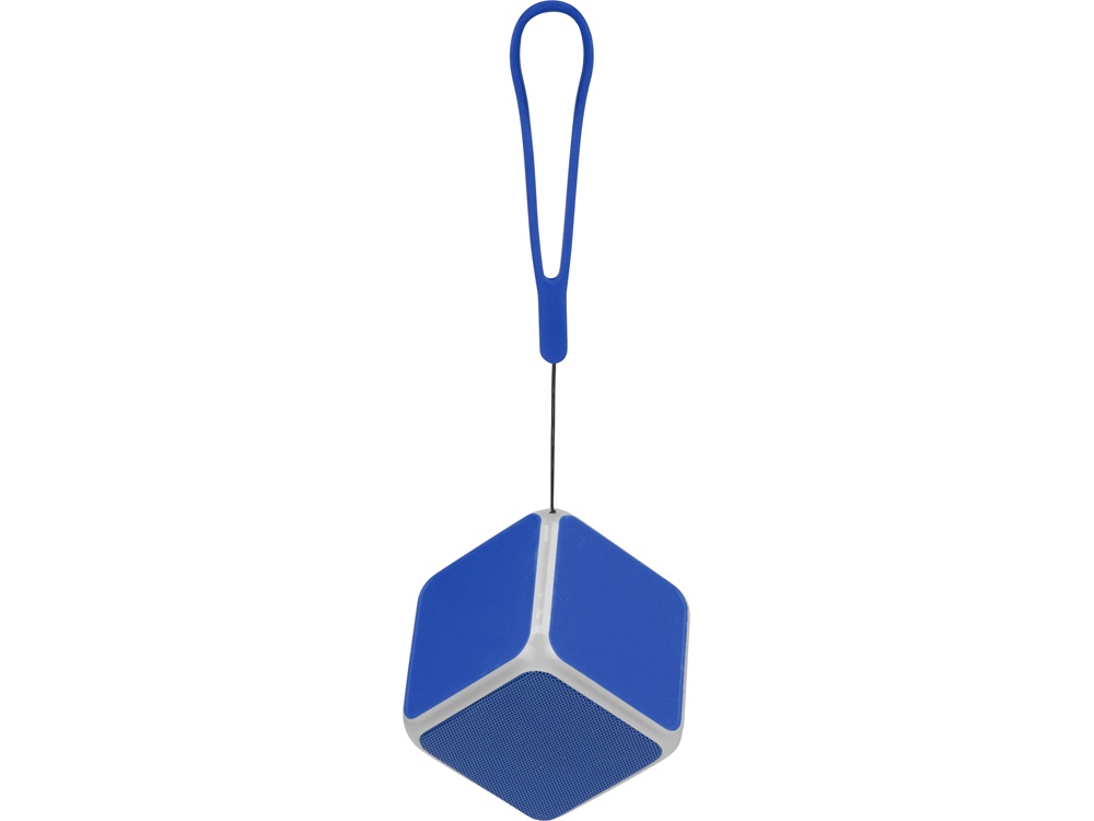 картинка Портативная колонка Cube с подсветкой, синий от интернет-магазина сувениров и бизнес-подарков Gifts-Moskva.RU г. Москва