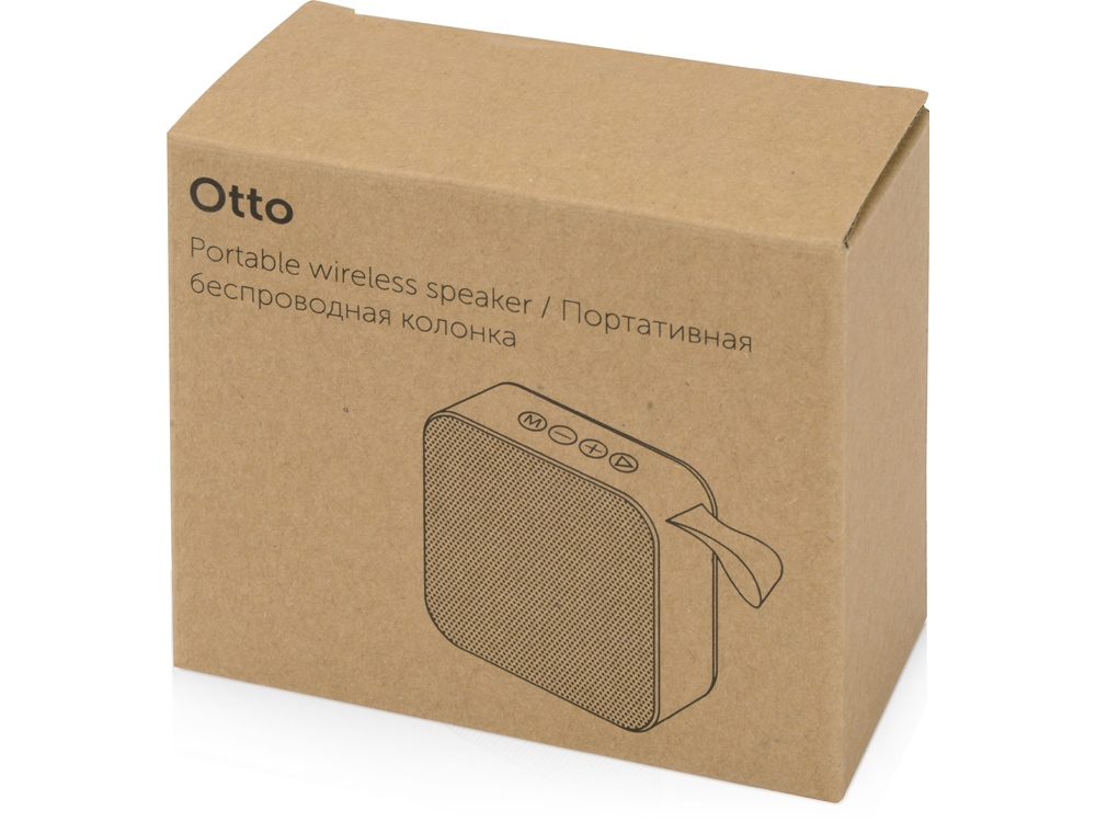 картинка Портативная колонка Otto, черный от интернет-магазина сувениров и бизнес-подарков Gifts-Moskva.RU г. Москва