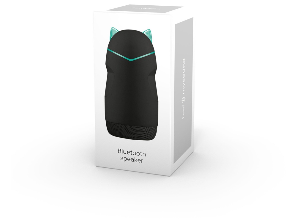картинка Портативная акустика Rombica Mysound Kitty 1C, черный от интернет-магазина сувениров и бизнес-подарков Gifts-Moskva.RU г. Москва