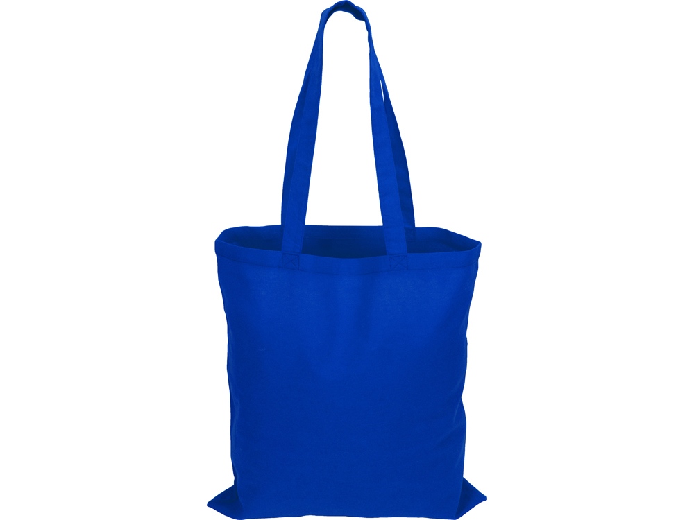 картинка Сумка для шопинга Carryme 140 хлопковая, 140 г/м2, синий от интернет-магазина сувениров и бизнес-подарков Gifts-Moskva.RU г. Москва