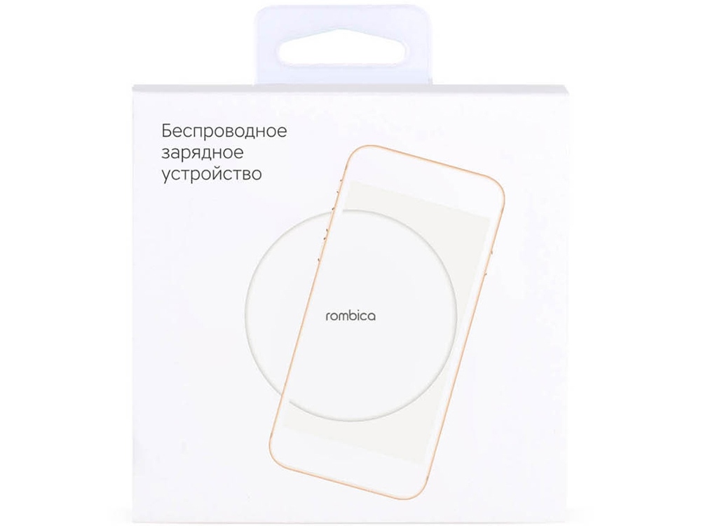 картинка Беспроводное зарядное устройство Rombica NEO Q1W Quick, белый от интернет-магазина сувениров и бизнес-подарков Gifts-Moskva.RU г. Москва