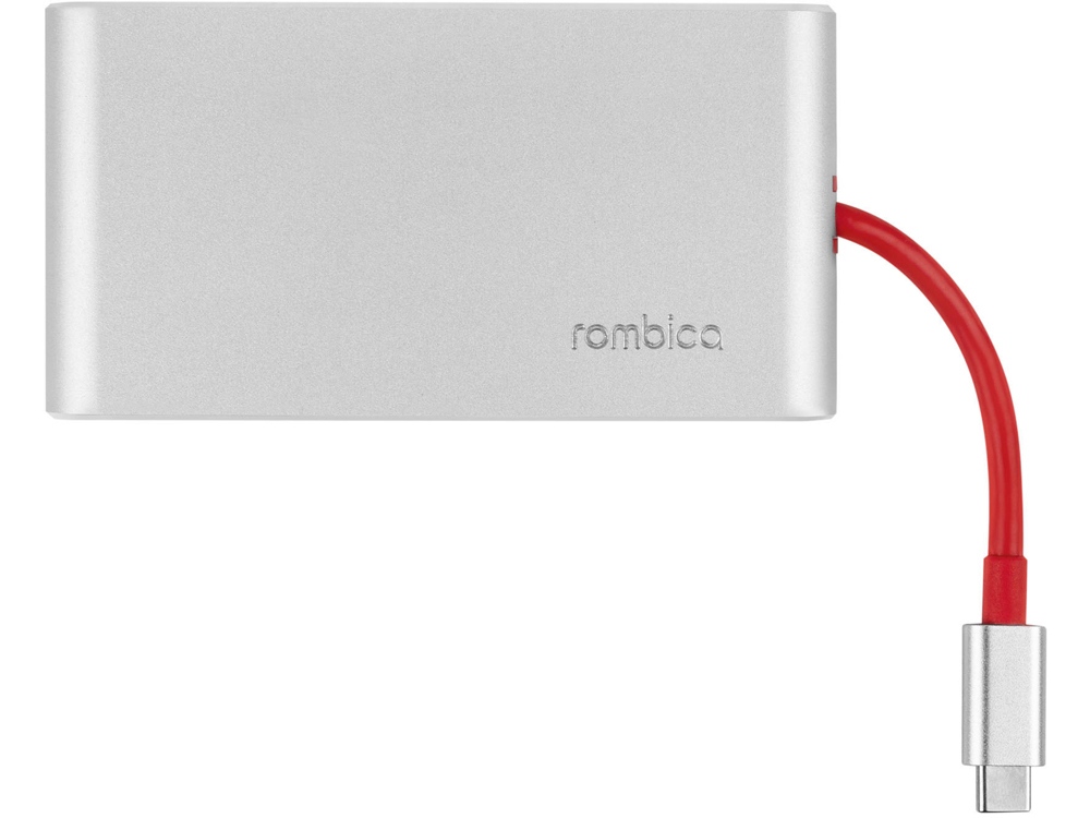 картинка Хаб USB Rombica Type-C Hermes Red от интернет-магазина сувениров и бизнес-подарков Gifts-Moskva.RU г. Москва