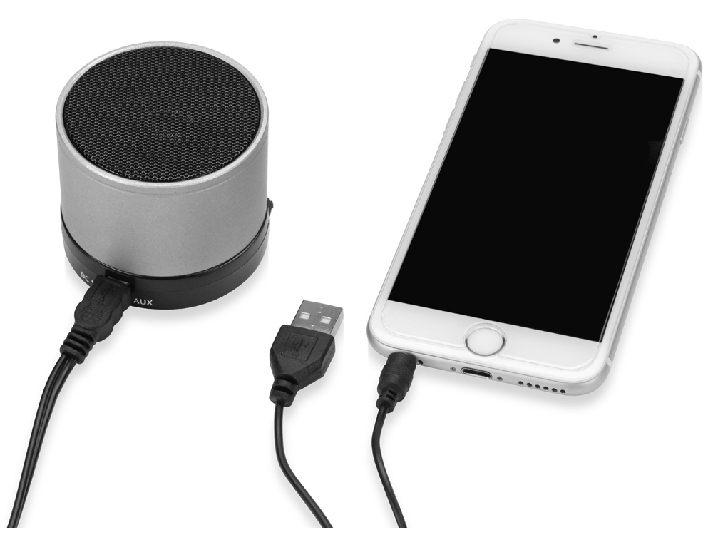 картинка Беспроводная колонка Ring с функцией Bluetooth®, серый от интернет-магазина сувениров и бизнес-подарков Gifts-Moskva.RU г. Москва