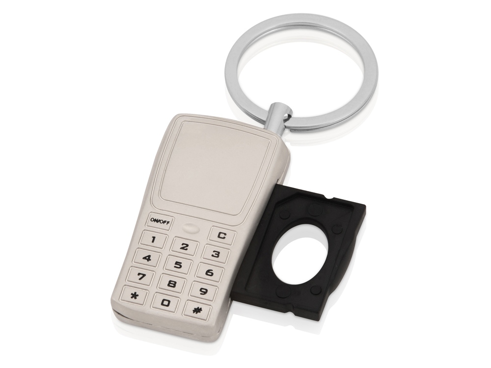 картинка Брелок с отделением для хранения SIM-карт, серебристый от интернет-магазина сувениров и бизнес-подарков Gifts-Moskva.RU г. Москва