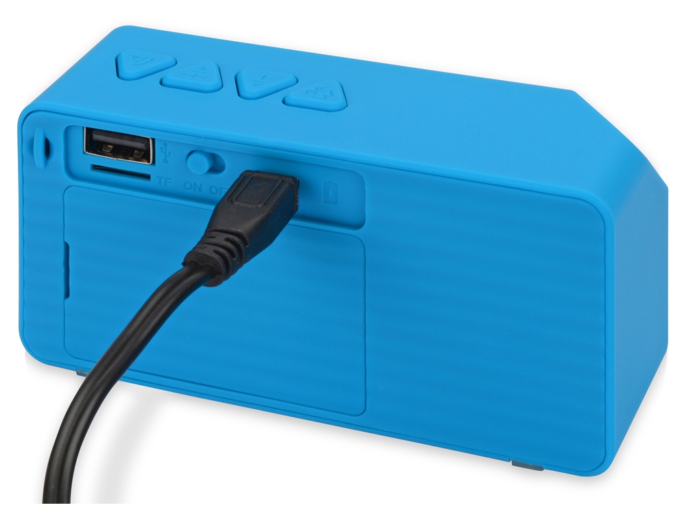 картинка Портативная колонка Bermuda с функцией Bluetooth®, голубой от интернет-магазина сувениров и бизнес-подарков Gifts-Moskva.RU г. Москва