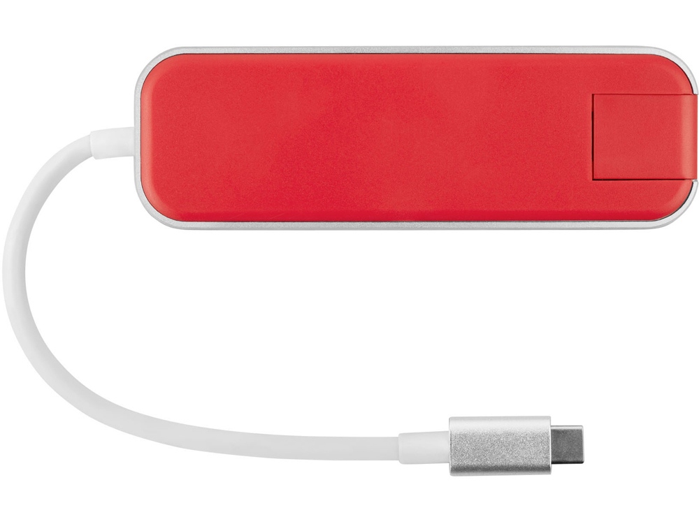 картинка Хаб USB Rombica Type-C Chronos Red от интернет-магазина сувениров и бизнес-подарков Gifts-Moskva.RU г. Москва