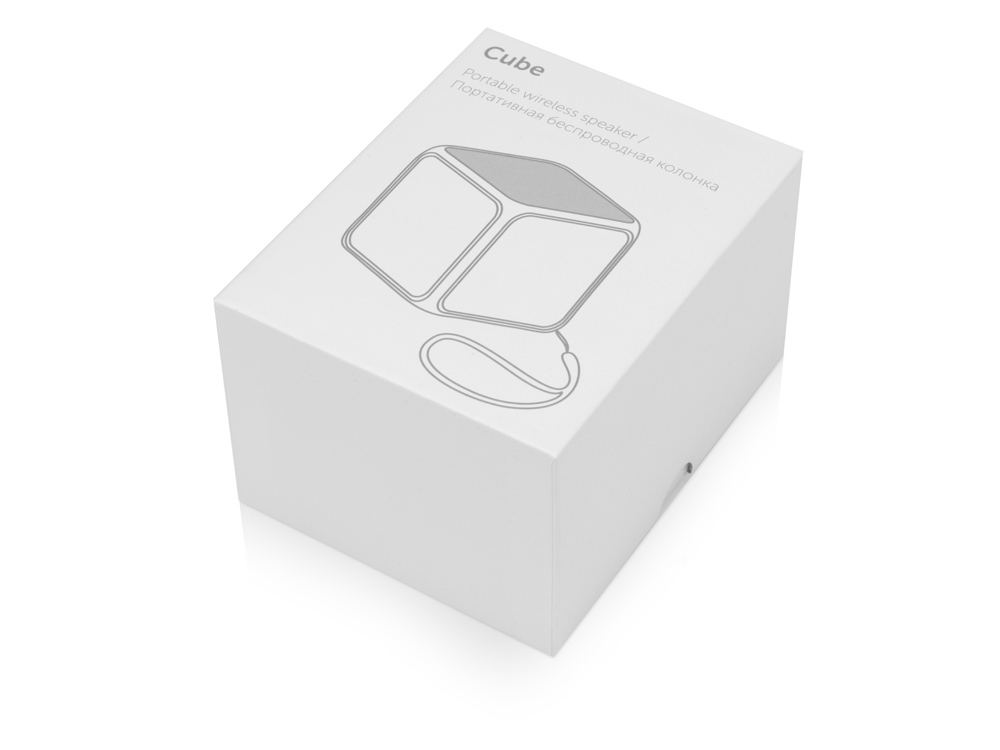 картинка Портативная колонка Cube с подсветкой, оранжевый от интернет-магазина сувениров и бизнес-подарков Gifts-Moskva.RU г. Москва