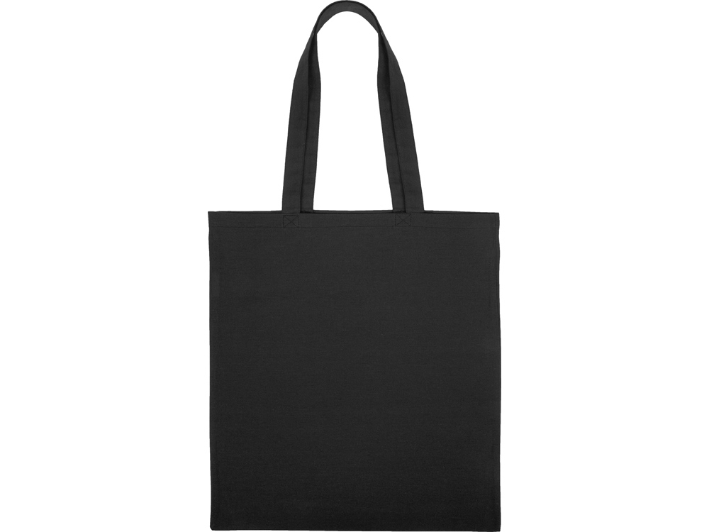 картинка Сумка для шопинга Carryme 140 хлопковая, 140 г/м2, черный от интернет-магазина сувениров и бизнес-подарков Gifts-Moskva.RU г. Москва