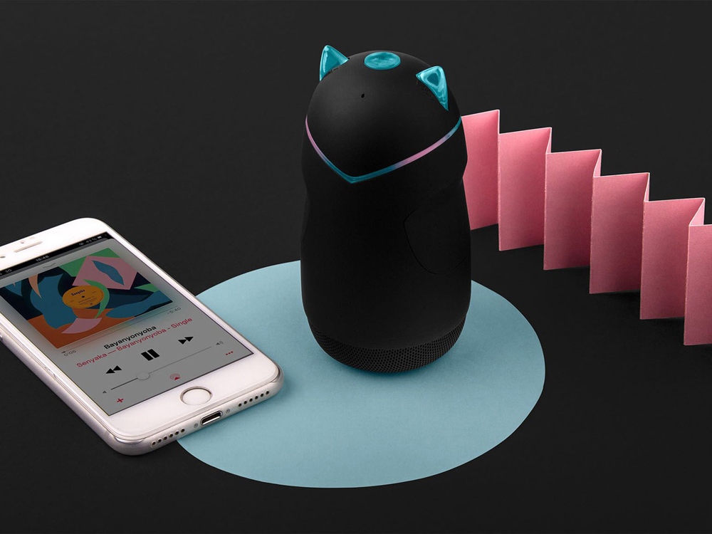 картинка Портативная акустика Rombica Mysound Kitty 1C, черный от интернет-магазина сувениров и бизнес-подарков Gifts-Moskva.RU г. Москва